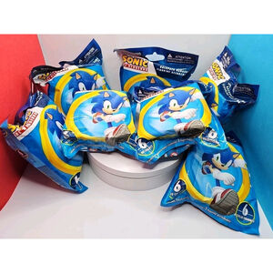 Lot Of 7 Sonic the Hedgehog Backpack Hanger Figure Keychain Series 2 New Sealed